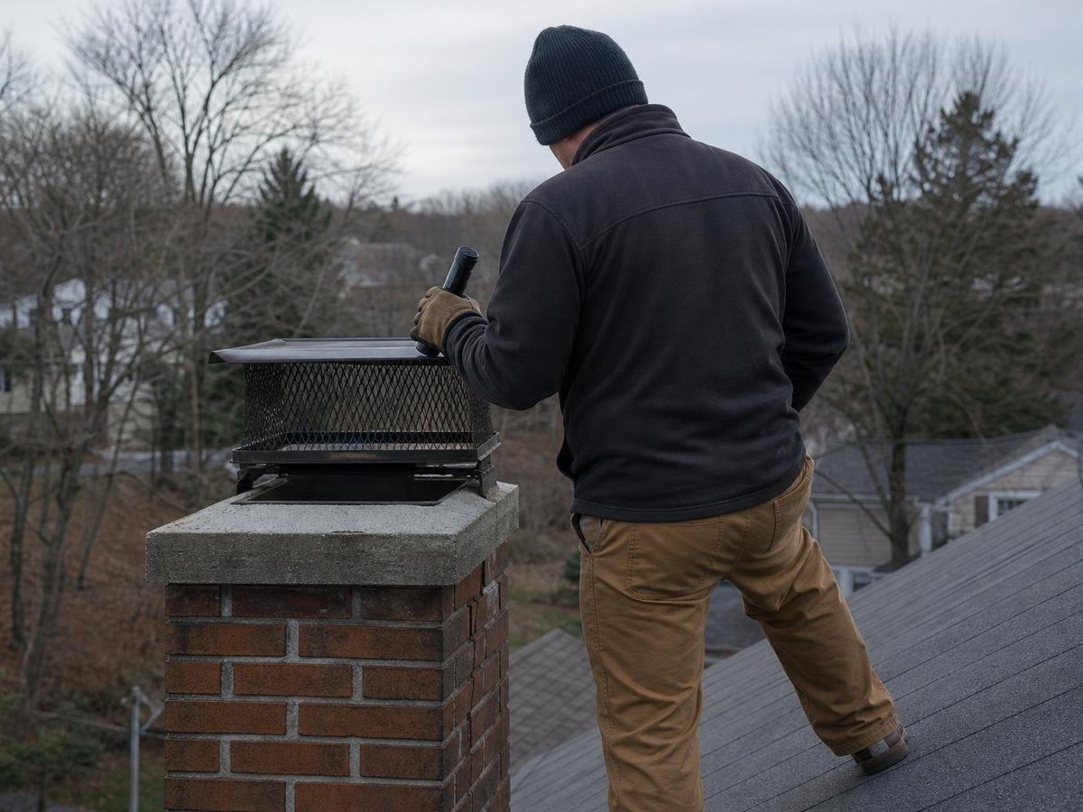 Bova Chimney Repair work in Bowie